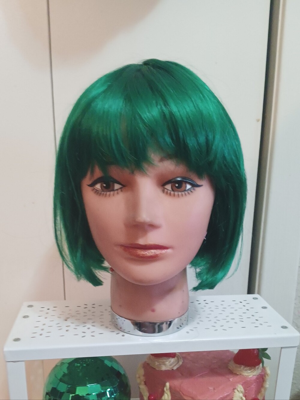 Green Short Bob Wig - Women Hair